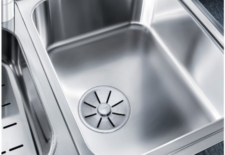 Мойка Blanco Classic Pro 6 S-IF с колландером нержавеющая сталь полированная клапан-автомат InFino 523665 фото 2