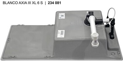 Мойка Blanco AXIA III XL 6 S-F антрацит клапан-автомат InFino 523520 фото 4