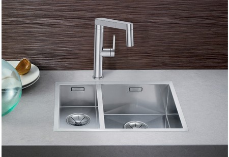 Мойка Blanco Zerox 340/180-IF/A нержавеющая сталь полированная клапан-автомат InFino 521642 фото 2