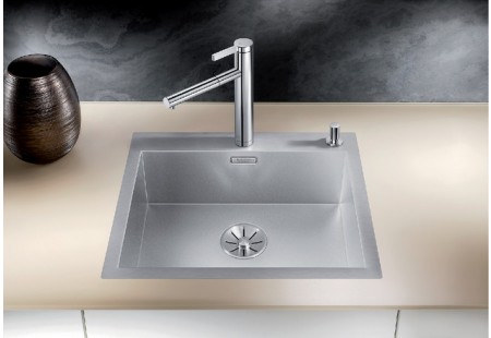 Мойка Blanco Zerox 500-IF/A Durinox® нержавеющая сталь полированная клапан-автомат InFino 523101 фото 2