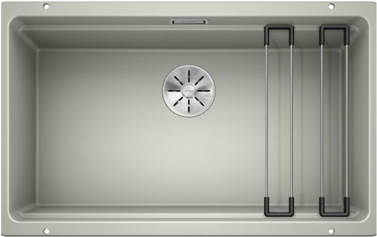 Мойка Blanco Etagon 700-U SILGRANIT® PuraDur® жемчужный клапан-автомат InFino 525170 фото 1