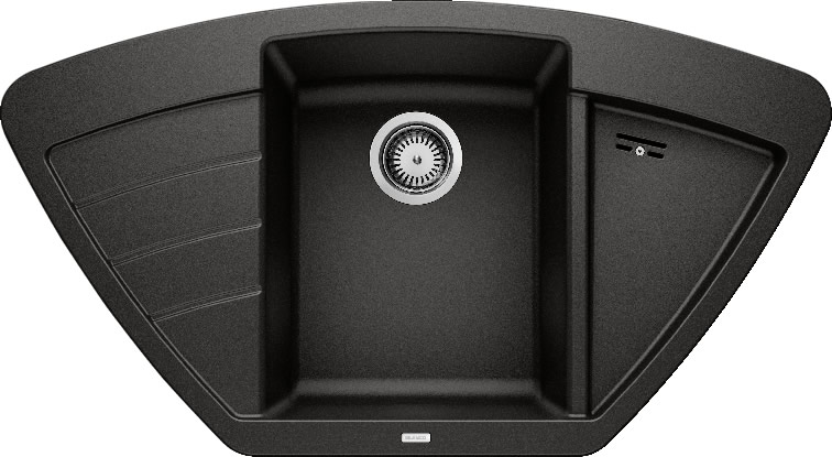 Мойка Бланко Zia 9 E черный 526031 фото 1 Мойка Blanco Zia 9 E черный 526031 фото 1