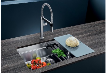 Мойка Blanco Etagon 700-U нержавеющая сталь клапан-автомат InFino 524270 фото 3