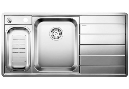 Мойка Blanco Axis 6 II S-IF Steamer Edition нержавеющая сталь чаша слева 516534 фото 1