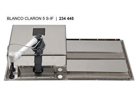Мойка Blanco Claron 5S-IF/A крыло нержавеющая сталь полированная чаша слева клапан-автомат InFino 521626 фото 5