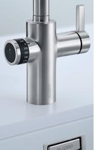 Смеситель Blanco EVOL-S Volume рычаг управления справа хром 525210 фото 4