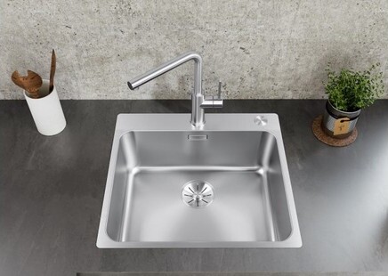 Мойка Blanco Solis 500-IF/A нержавеющая сталь полированная клапан-автомат InFino 526124 фото 3