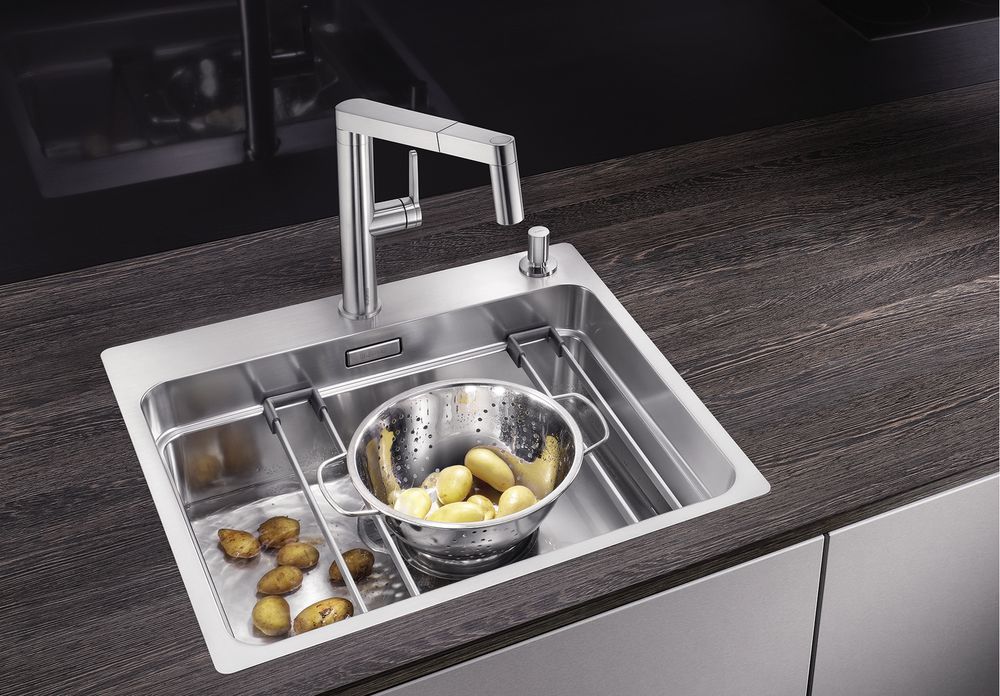 Мойка Бланко Etagon 500-IF/A нержавеющая сталь полированная клапан-автомат InFino 521748 фото 11 Мойка Blanco Etagon 500-IF/A нержавеющая сталь полированная клапан-автомат InFino 521748 фото 11