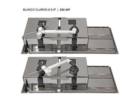 Мойка Blanco Claron 8S-IF/A крыло нержавеющая сталь полированная чаша справа 521651 фото 5