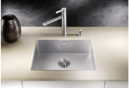 Мойка Blanco Zerox 500-U Durinox® нержавеющая сталь полированная клапан-автомат InFino 521559 фото 2