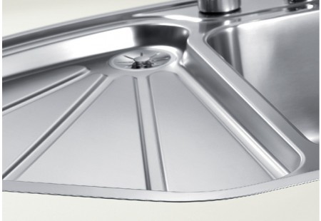 Мойка Blanco DELTA-IF нержавеющая сталь полированная чаша справа клапан-автомат InFino 523667 фото 4