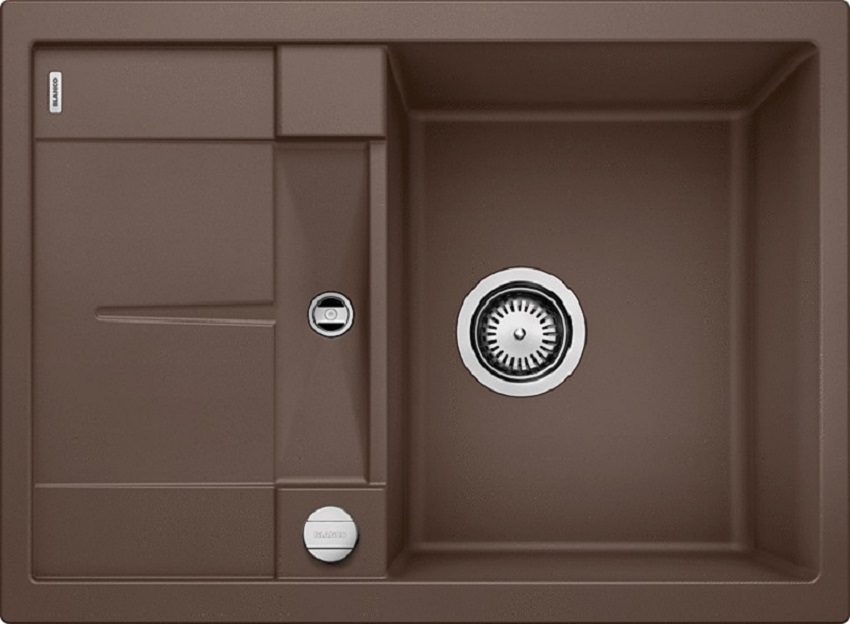 Мойка Бланко Metra 45S compact кофе 519581 фото 1 Мойка Blanco Metra 45S compact кофе 519581 фото 1
