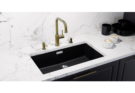 Мойка Blanco SUBLINE 700-U SILGRANIT жасмин клапан-автомат InFino 523447 фото 9