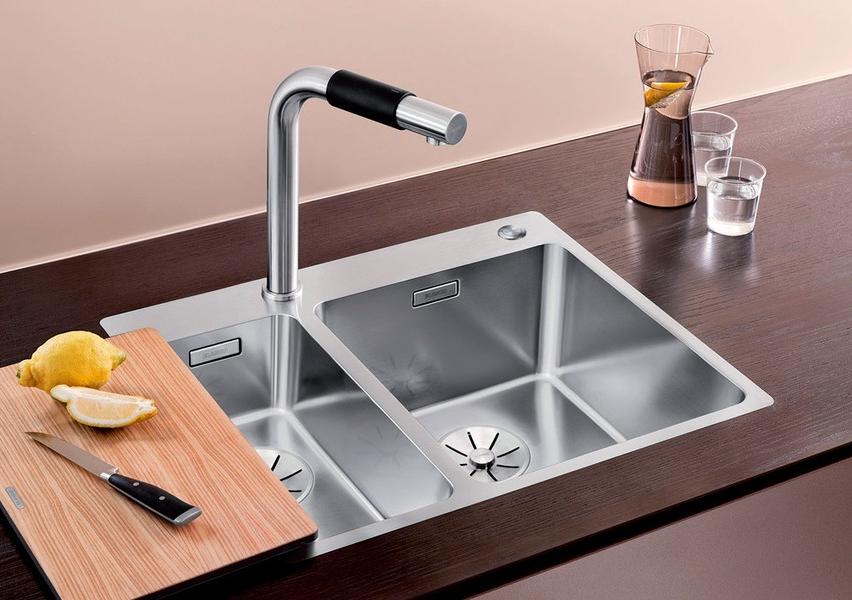 Мойка Blanco Andano 340/180-IF-A нержавеющая сталь полированная чаша справа клапан-автомат InFino 525247 фото 2