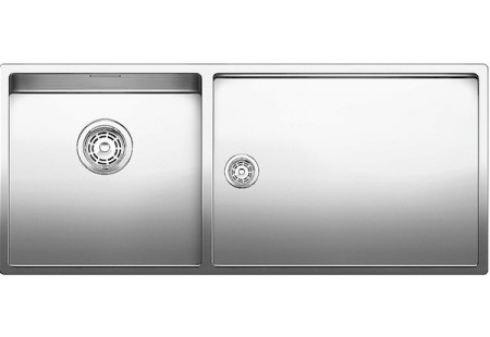 Мойка Blanco Claron 400/550-T-U чаша слева нержавеющая сталь полированная 521601 фото 1