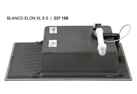 Мойка Blanco Elon XL 8 S алюметаллик клапан-автомат InFino 524862 фото 2
