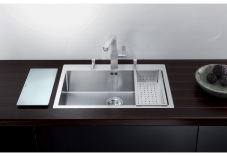Мойка Blanco Zerox 700-IF/A нержавеющая сталь полированная клапан-автомат InFino 521631 фото 2