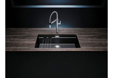 Мойка Blanco Etagon 700-U SILGRANIT® PuraDur® жемчужный клапан-автомат InFino 525170 фото 4