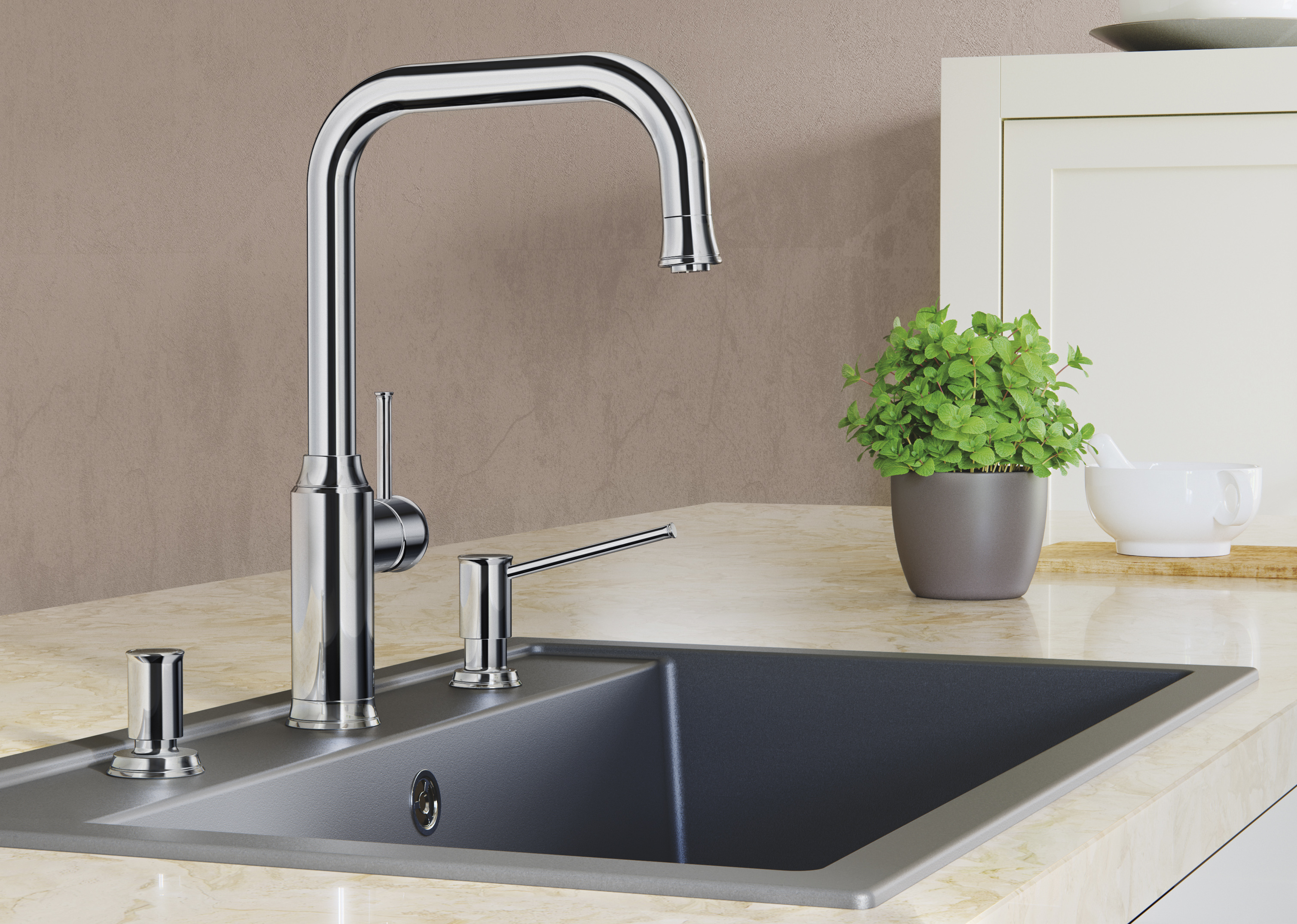 Дозатор для жидкого мыла Бланко LIVIA 521293 фото 4 Дозатор для жидкого мыла Blanco LIVIA 521293 фото 4