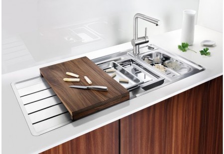 Мойка Blanco Axis 6 II S-IF Steamer Edition нержавеющая сталь чаша справа 516533 фото 3