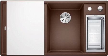 Мойка Blanco AXIA III 6 S-F кофе чаша справа клапан-автомат InFino 523494 фото 6