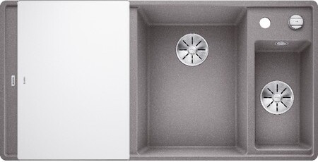 Мойка Blanco AXIA III 6 S-F алюметаллик чаша справа клапан-автомат InFino 523491 фото 2