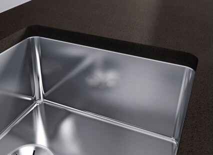 Мойка Blanco Andano 340/180-U нержавеющая сталь полированная чаша справа клапан-автомат InFino 522977 фото 3