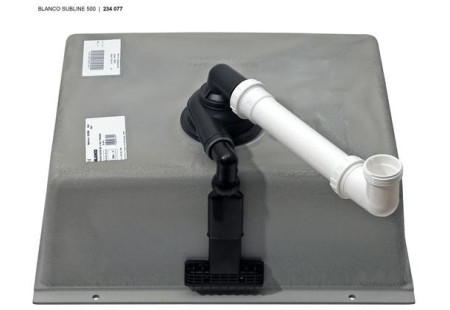 Мойка Бланко SUBLINE 500-U SILGRANIT антрацит клапан-автомат InFino 523432 фото 10 Мойка Blanco SUBLINE 500-U SILGRANIT антрацит клапан-автомат InFino 523432 фото 10