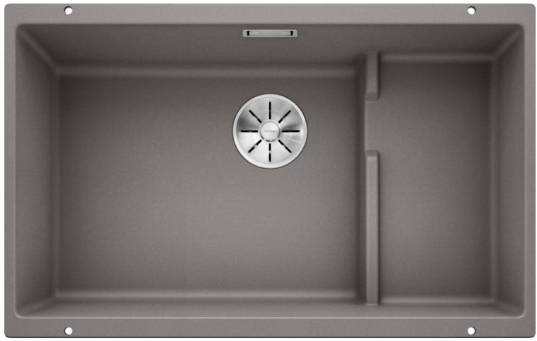 Мойка Blanco SUBLINE 700-U Level SILGRANIT алюметаллик клапан-автомат InFino 523540 фото 1