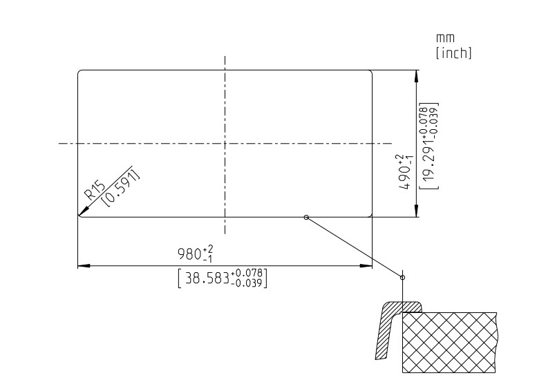 Схема встраивания 2 для мойки Blanco ZENAR XL 6 темная скала чаша слева клапан-автомат InFino 523975