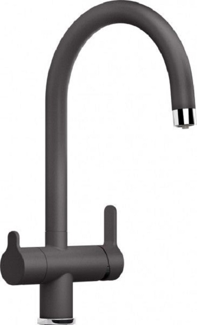 Смеситель Бланко Trima Silgranit темная скала 526271 фото 1 Смеситель Blanco Trima Silgranit темная скала 526271 фото 1