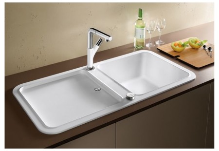 Мойка Blanco Yova XL 6S SILGRANIT серый бежевый клапан-автомат InFino 523602 фото 2