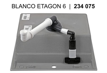 Мойка Blanco Etagon 6 темная скала клапан-автомат InFino 524540 фото 14