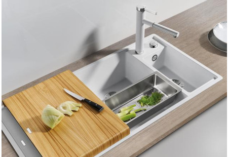 Мойка Blanco AXIA III 6 S серый бежевый чаша справа клапан-автомат InFino 523469 фото 3