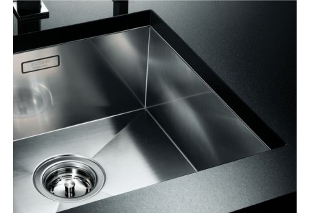 Мойка Blanco Zerox 550-U нержавеющая сталь полированная клапан-автомат InFino 521591 фото 4