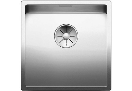 Мойка Blanco Claron 400-IF Durinox® отводная арматура InFino® нержавеющая сталь полированная клапан-автомат InFino 523389 фото 1