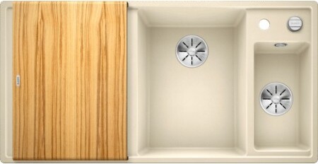 Мойка Blanco AXIA III 6 S-F жасмин чаша справа клапан-автомат InFino 523487 фото 3