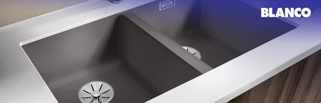 Гранитные мойки Blanco «Темная скала»