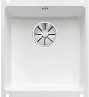 Мойка Blanco SUBLINE 375-U белый глянцевый клапан-автомат InFino 523726