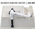 Мойка Blanco SUBLINE 350/150-U белый глянцевый 514522 фото 8