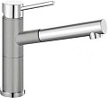 Смеситель Blanco Alta-S compact chrome/Silgranit алюметаллик 515326 фото 1