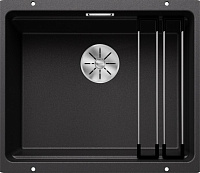 Мойка Blanco Etagon 500-U SILGRANIT PuraDur антрацит клапан-автомат InFino 522227