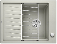Мойка Blanco Elon 45S жемчужный клапан-автомат InFino 524817