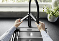 Смеситель 3-в-1 Blanco EVOL-S Pro Filter матовый черный 526636 фото 3