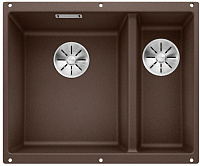 Мойка Blanco SUBLINE 340/160-U SILGRANIT кофе клапан-автомат InFino 523557