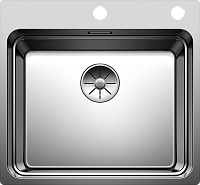 мойку Blanco Etagon 500-IF/A нержавеющая сталь полированная клапан-автомат InFino 521748