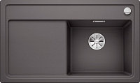 Мойка Blanco ZENAR 45S темная скала чаша справа клапан-автомат InFino 523710