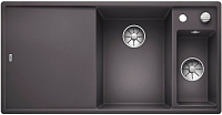 Мойка Blanco AXIA III 6 S темная скала чаша справа клапан-автомат InFino 523473