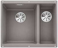 Мойка Blanco SUBLINE 340/160-U SILGRANIT алюметаллик клапан-автомат InFino 523550