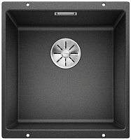 Мойка Blanco SUBLINE 400-U SILGRANIT антрацит клапан-автомат InFino 523422